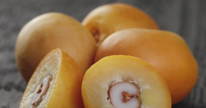 fresh raw dates on table