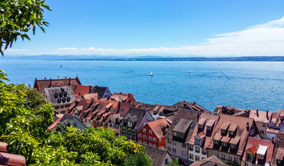 Blick auf den Bodensee von Meersburg