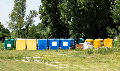 Müllcontainer- Depot