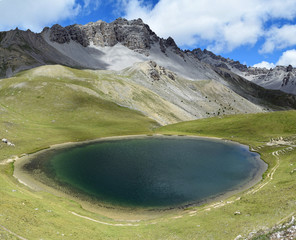 Queyras - Pic de Rochebrune et lac de Souliers