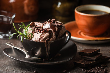 Chocolate coffee ice cream