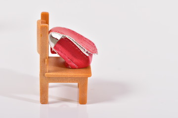 ランドセルと椅子