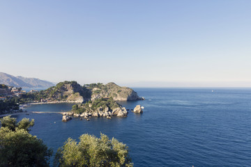 Isola Bella island in Taormina, Italy