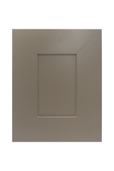 Kitchen, furniture facade, front view. The facade of the kitchen isolated on white background.