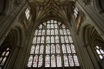 Fototapeta na wymiar Winchester Cathedral. Opening April 8, 1093, the XI century.