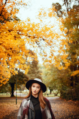 Autumn female portrait 