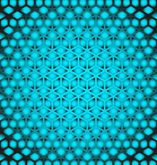Abstract geometric background with cubes. Geometrical concept