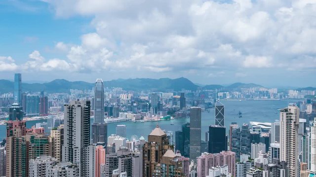 Timelapse of Hong Kong landmark