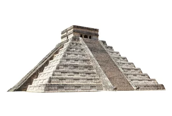 Foto auf Acrylglas Mexiko Alte Maya-Pyramide (Kukulcan-Tempel), Chichen Itza, Yucatan, Mexiko