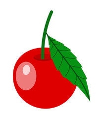 Cherry Vector Icon