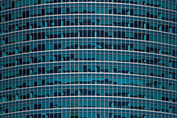 Windows of office building as background or texture