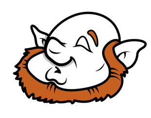 Sleeping Leprechaun Face