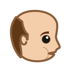 Eating Face - Bald Man Character