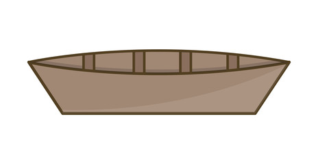 Wooden Boat Vector