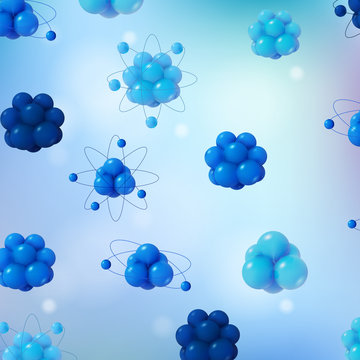 3d abstract scientific background.