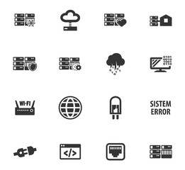 Server icon set