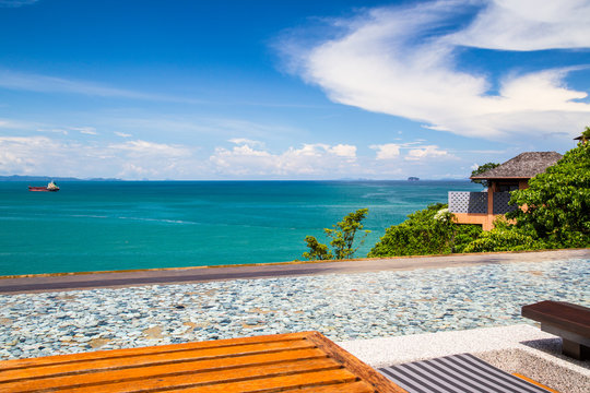 view near the sea in Cape Panwa Phuket,Thailand