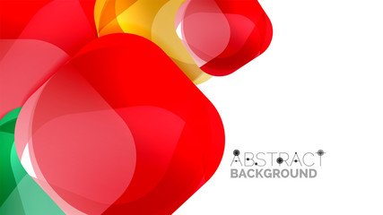 Modern geometric presentation background