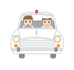 Cartoon Political Characters - Politician Concept