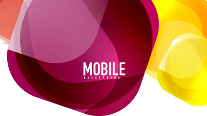 Modern geometric presentation background