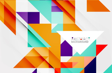 Triangle pattern design background