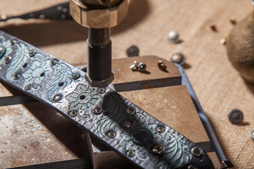 Aerial view of Arslanagica Bridge in Trebinje. Bosnia and Hercegovina.
