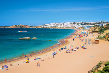 plage en été