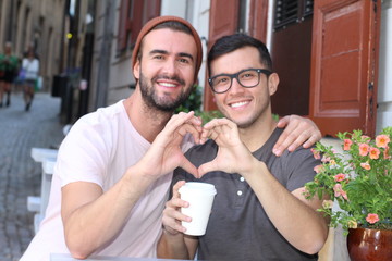 Creating a heart symbol to show LOVE