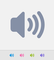 Full Volume - Granite Icons. A professional, pixel-perfect icon designed on a 32x32 pixel grid and redesigned on a 16x16 pixel grid for very small sizes