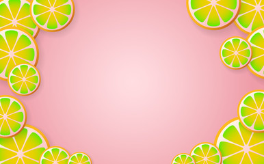 lemonade Vector background