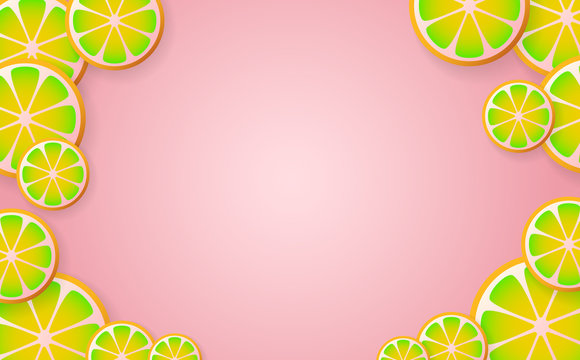 Lemonade Vector Background