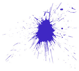 Abstract Grunge Paint Drops Vector Element