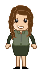 Cute Pretty Girl Smiling