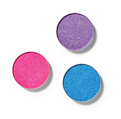 Eye shadow isolated on white background