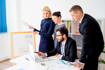 Group of office workers