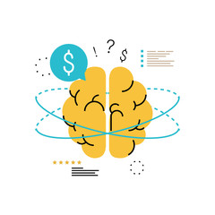 Financial consulting, finance guidance, business advisor, investment assistance, money management vector illustration design for mobile and web graphics