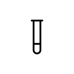 vial laboratory analysis line black icon