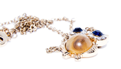 Jewelry isolated on white background