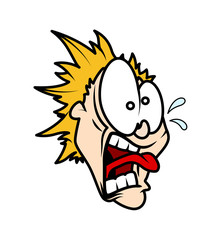 Scared Boy Face Expression