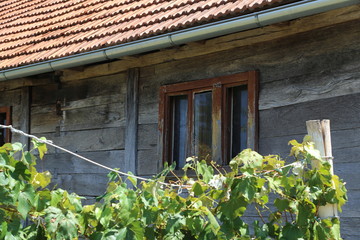 Old abandoned house / Fragments of an old house