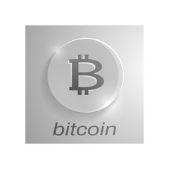 Bitcoin sign icon