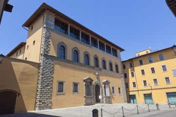 Fototapeta na wymiar Toskana-Impressionen, San Miniato im Chianti-Gebiet, Palazzo Grifoni