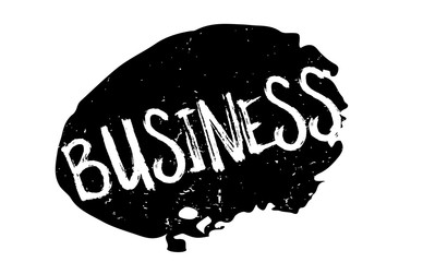 Business rubber stamp. Grunge design with dust scratches. Effects can be easily removed for a clean, crisp look. Color is easily changed.