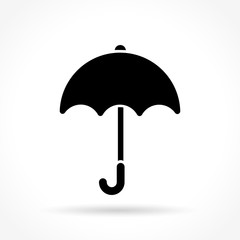 umbrella icon on white background