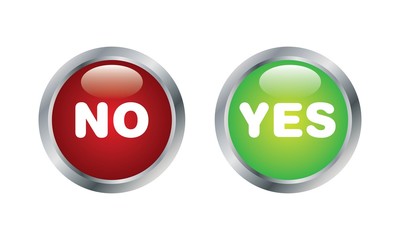 No and Yes Button