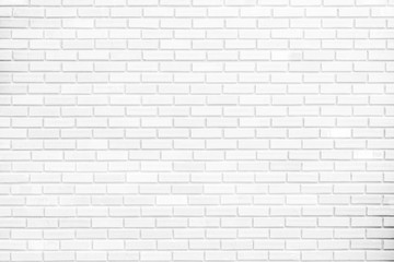 White brick walls and Plank floor. Ideas for interior and exterior decoration concepts of...