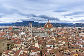 Obraz premium View of Duomo and Florence