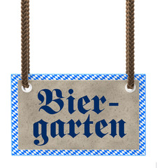 Biergarten, Button, Icon, Schild