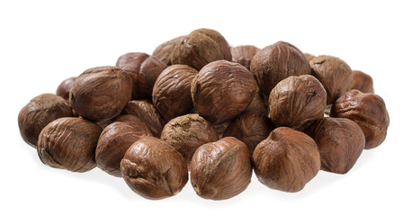 Heap of Hazelnut Isolated