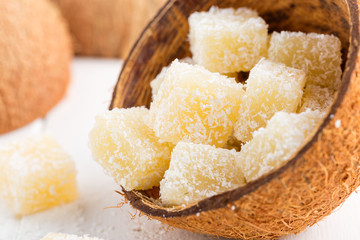 Coconut turkish delight - rahat lokum